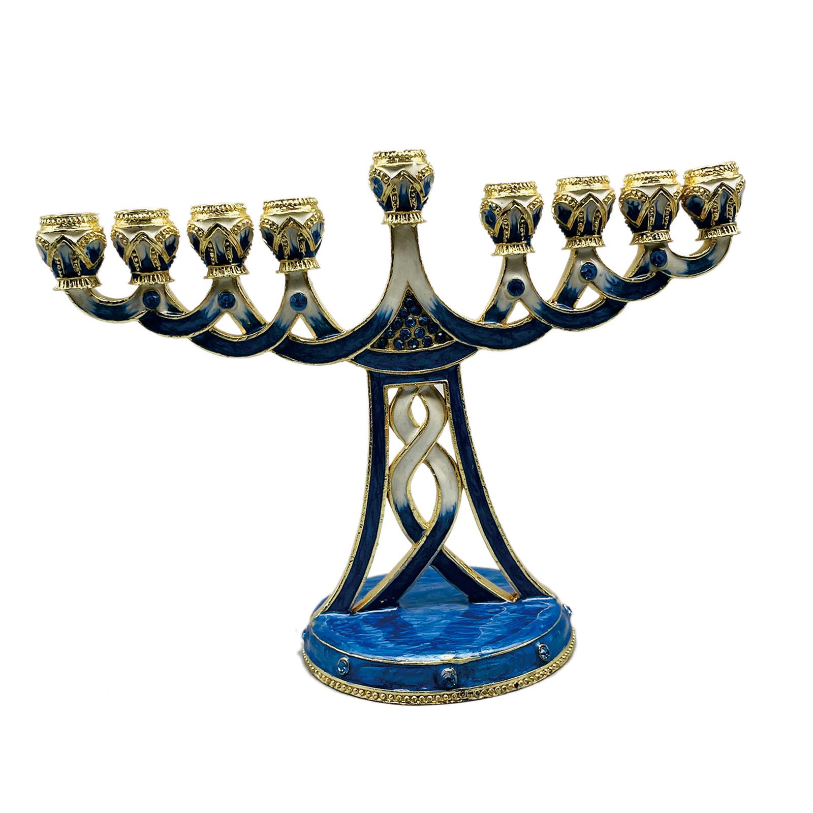 Enameled Menorah Candle Holder - огляд і ціна Candle Holder Decor
