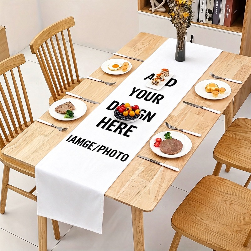 Custom 1pc Home Dining Black/  - огляд і ціна Table Runner