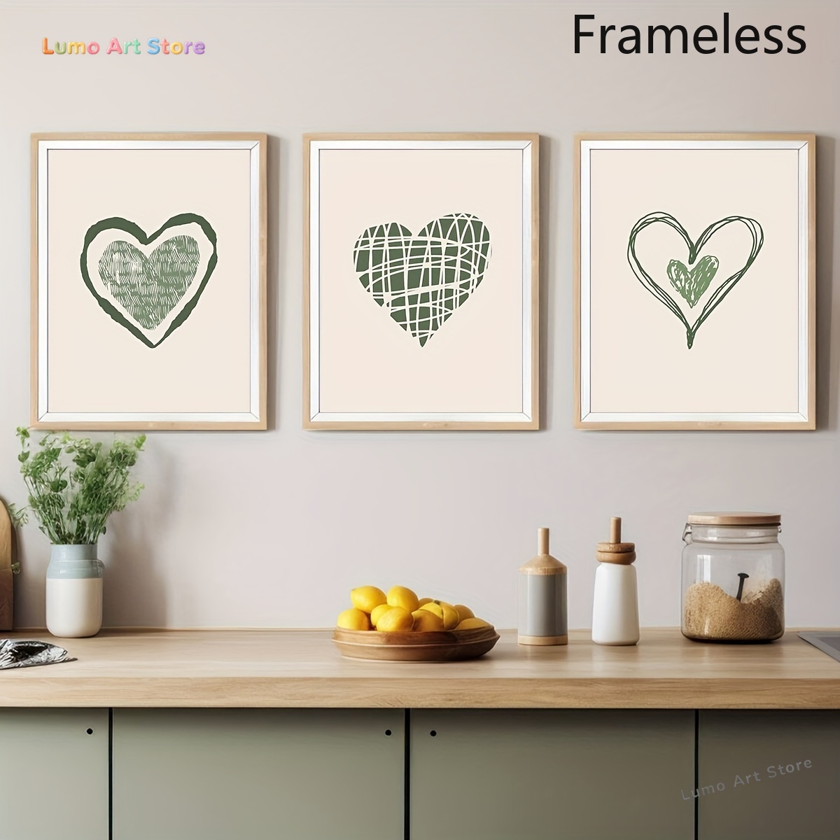 2D Flat, 2D Flat, 3pcs/Set Sag - огляд і ціна Abstract Canvas Set