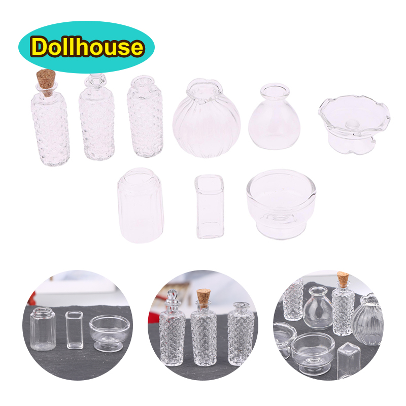 1:12 Dollhouse Miniature Glass - огляд і ціна Vase Decor