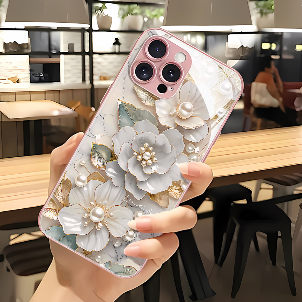 Pink Flower Tempered Glass Pho - огляд і ціна Vase Decor