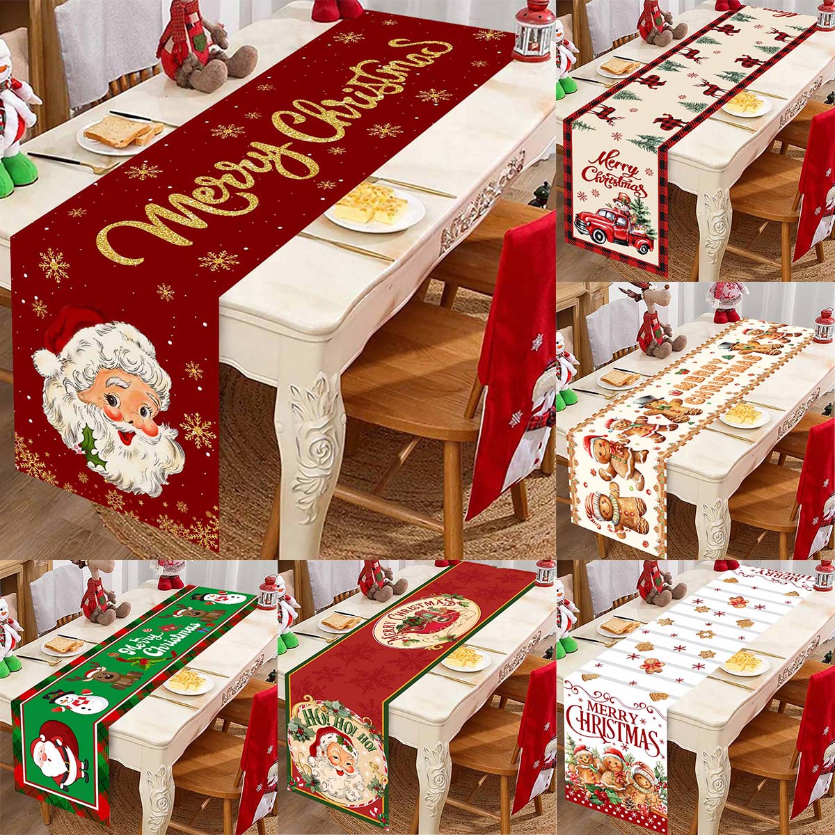 Christmas Santa Clause Polyest - огляд і ціна Table Runner