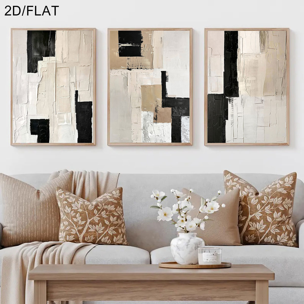 3PCS Frameless,3pcs/Set Modern - огляд і ціна Abstract Canvas Set