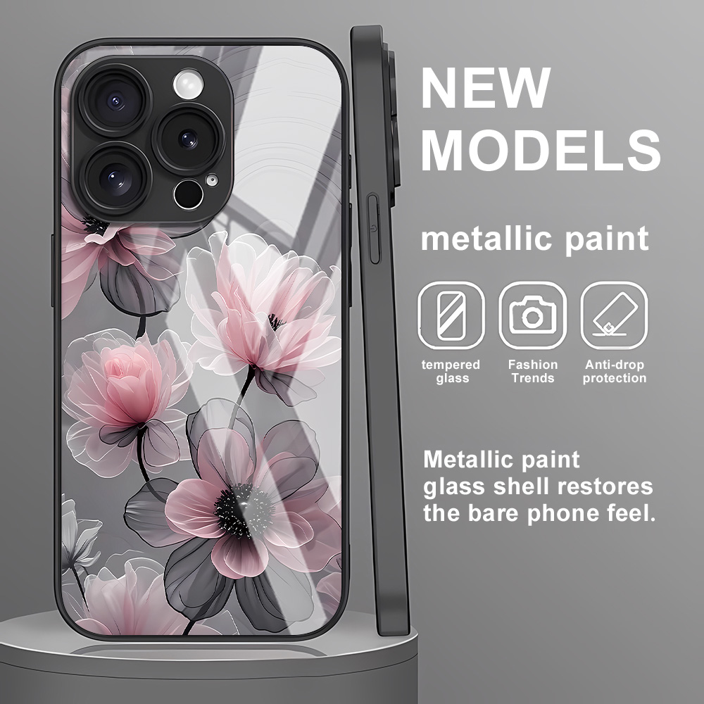 Flower Tempered Glass Case For - огляд і ціна Vase Decor