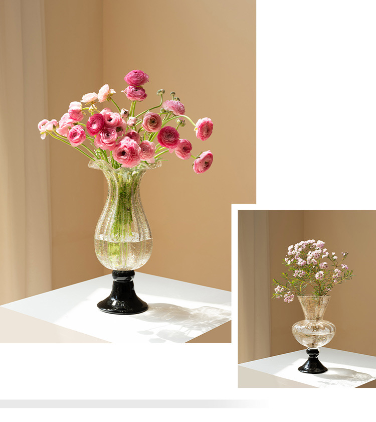 French ancient glass vase orna - огляд і ціна Vase Decor