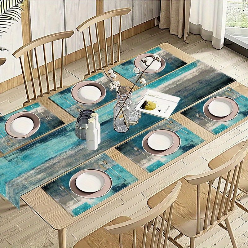 VIKAMA Morandi Abstract Ink Ta - огляд і ціна Table Runner