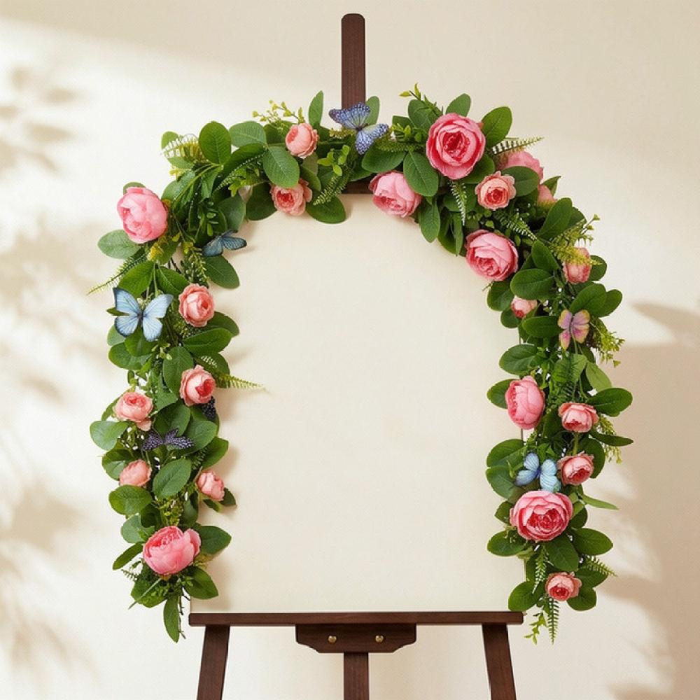 Handmade Silk Peony Vine Fake  - огляд і ціна Table Runner