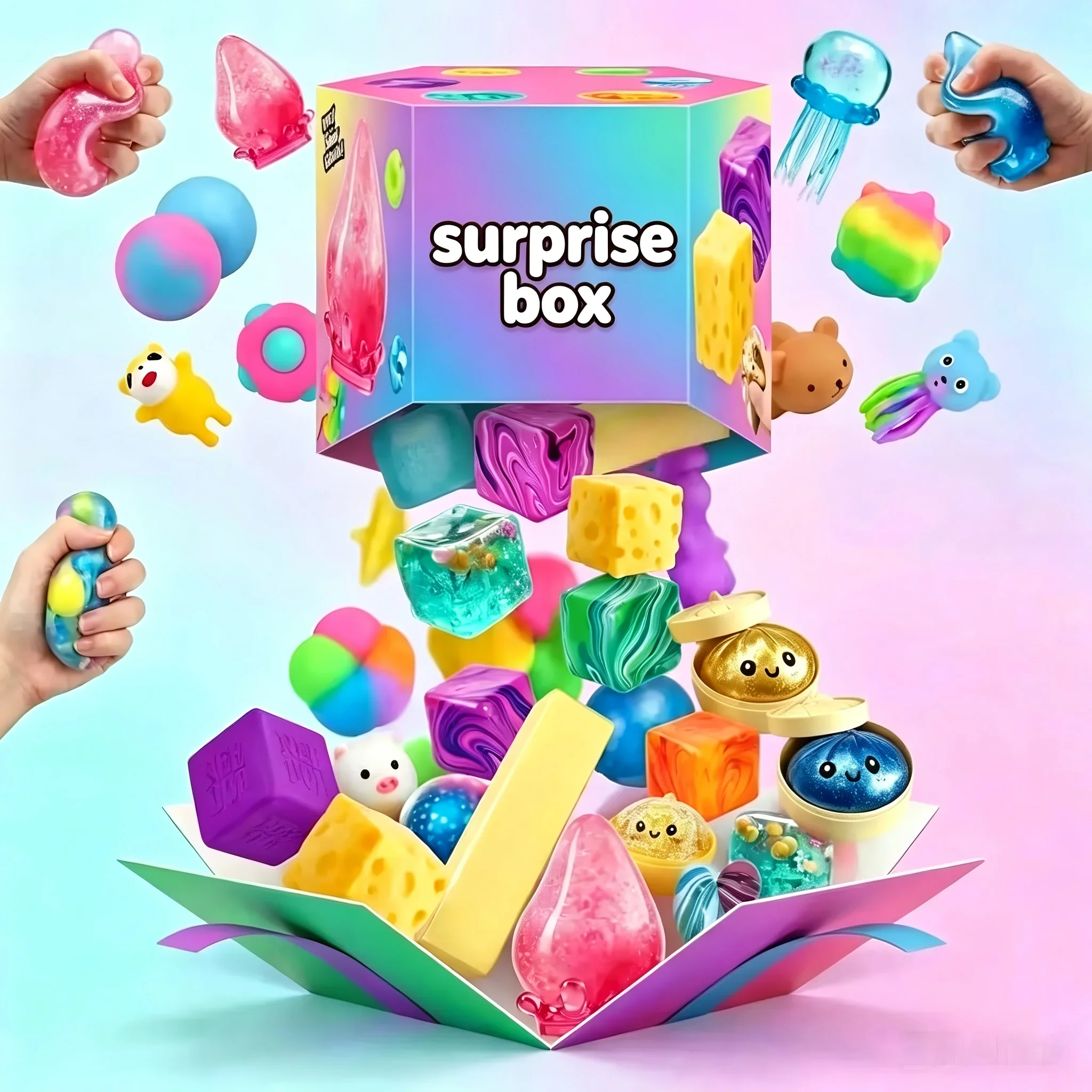 120+Pcs Surprise Box Toys Nove - огляд і ціна Curtain Curtain